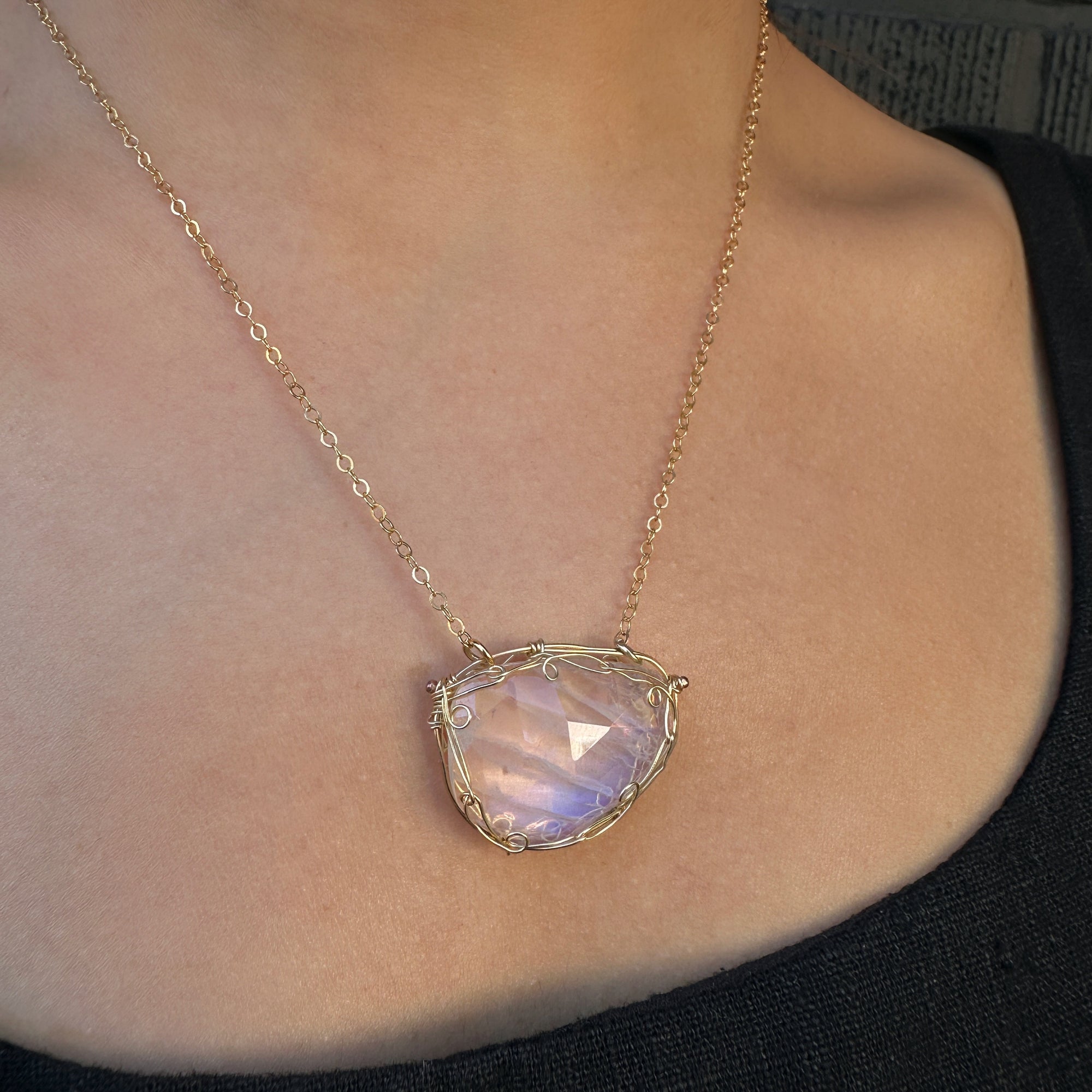 Misha - Moonstone necklace