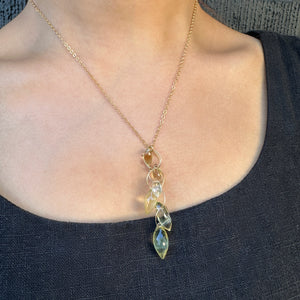 MISHA -LEMON QUARTZ NECKLACE