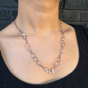 MISHA -HERKIMER QUARTZ  NECKLACE