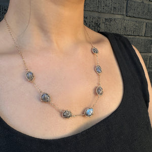 Station Labradorite necklace