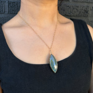 MISHA -LABRADORITE NECKLACE