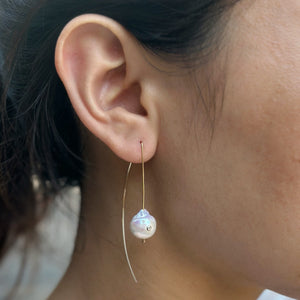 Misha -  Baroque Pearl earrings