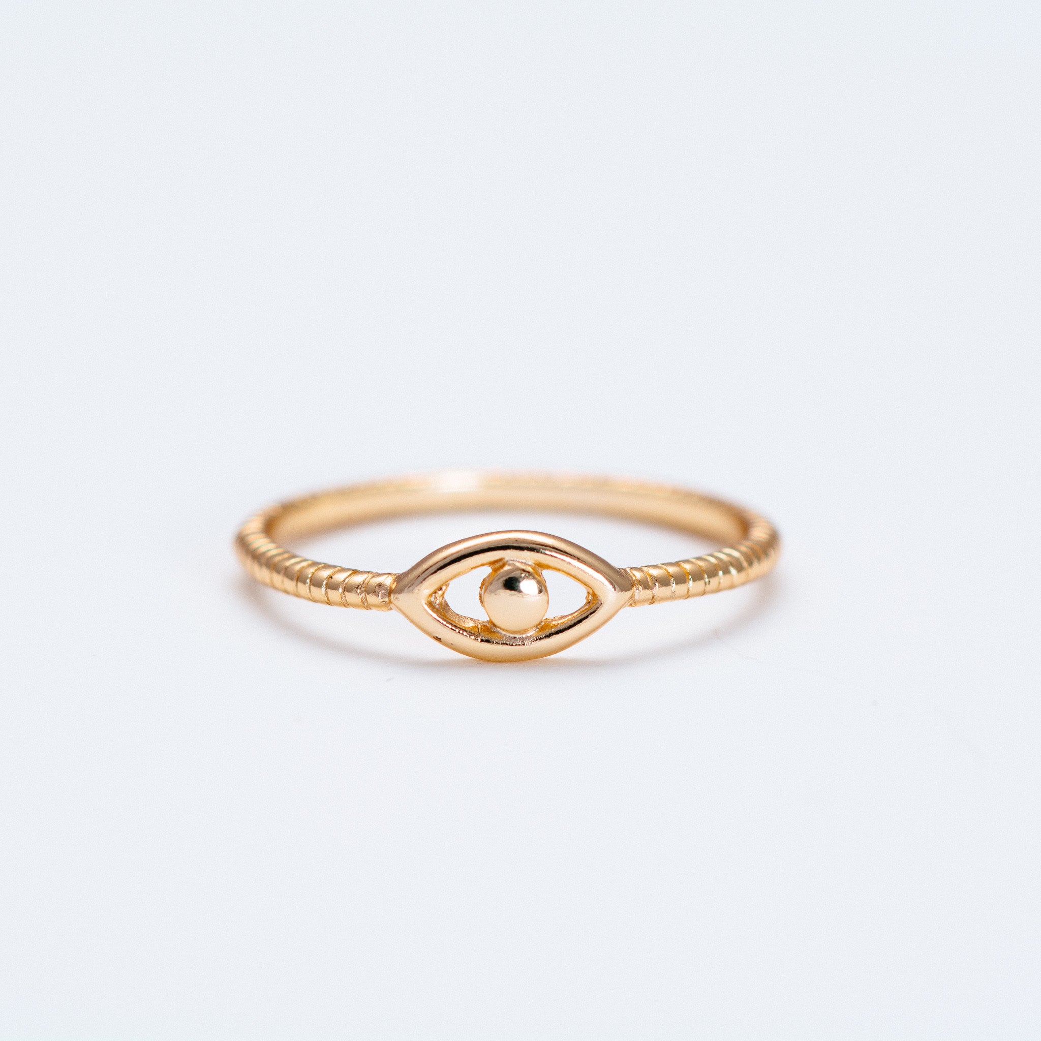 Gold Plated Evil Eye Ring In 925 Sterling Silver at Rs 999/piece | 925  Sterling Silver Ring in Jaipur | ID: 2852329265588