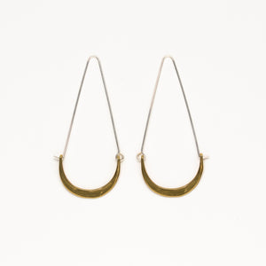 Satomi Studio - Long Crescent Hoops