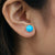 NSC - Round Turquoise earrings