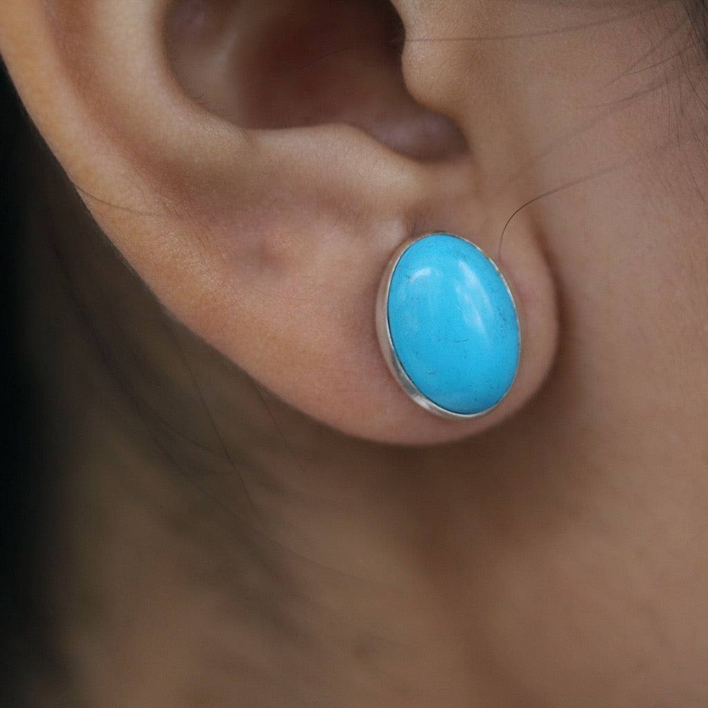 The Turquoise Studs, 87 – Calli Co. Silver