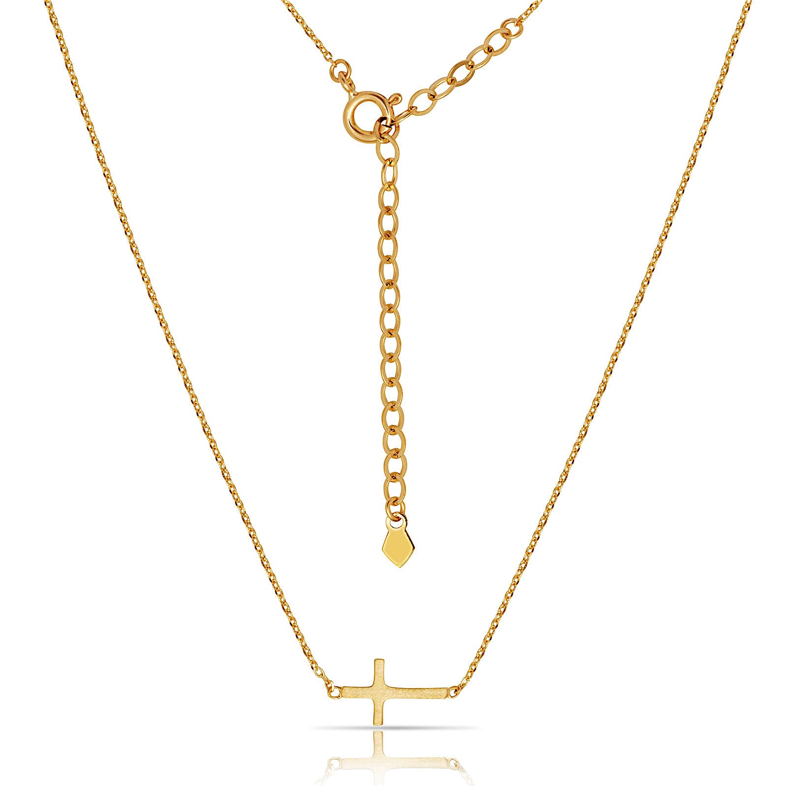 NFC - Mini Sideway cross necklace